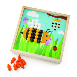 Drevená mozaika záhradka I Bigjigs Toys